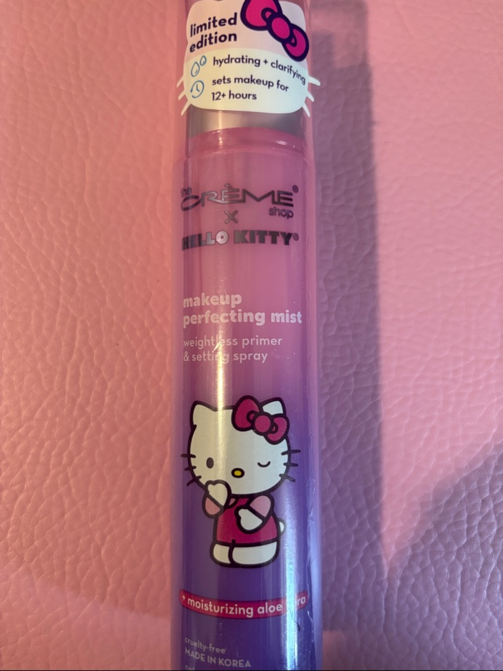 The Crème Shop Hello Kitty Makeup Perfecting Setting Spray